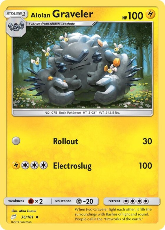 Alolan Graveler - Reverse Holo