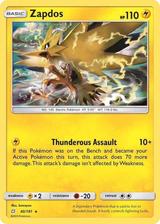 Zapdos - Reverse Holo