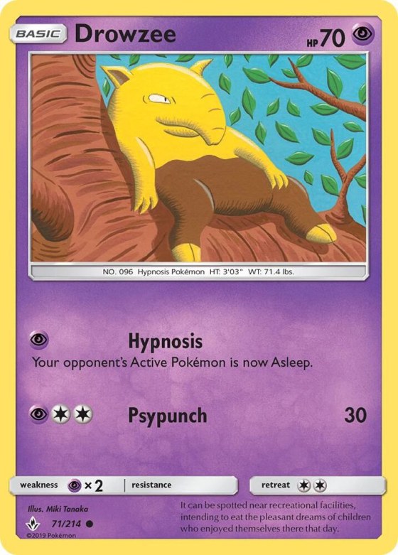 Drowzee - Reverse Holo