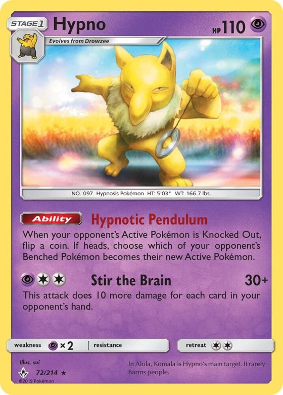 Hypno - Reverse Holo