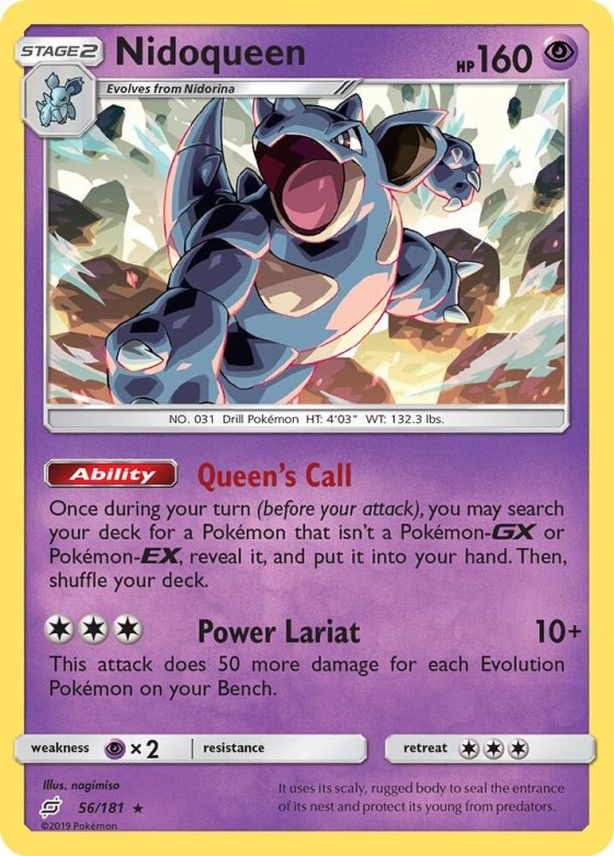 Nidoqueen - Reverse Holo