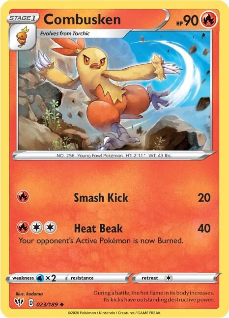 Combusken - Reverse Holo