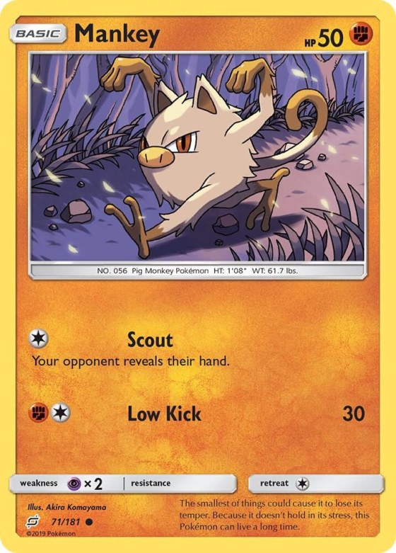 Mankey - Reverse Holo