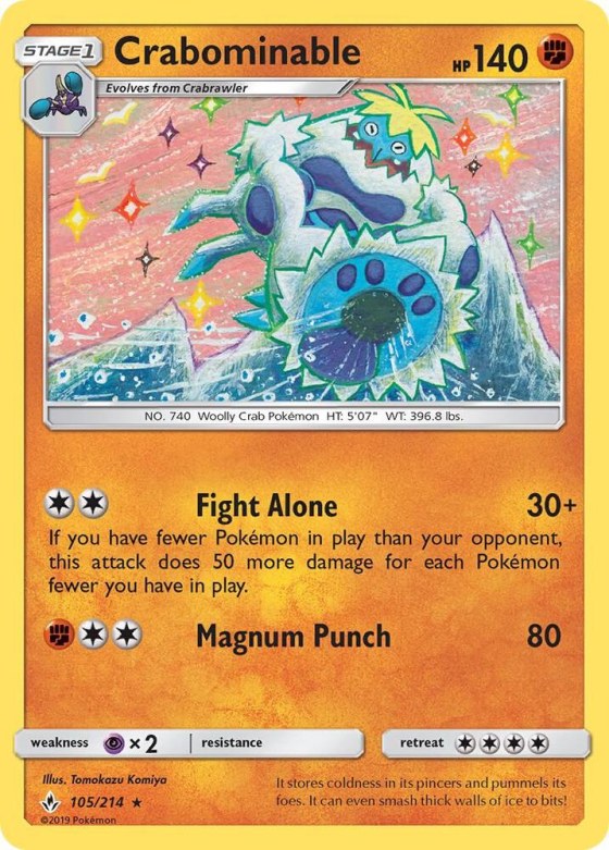 Crabominable - Reverse Holo