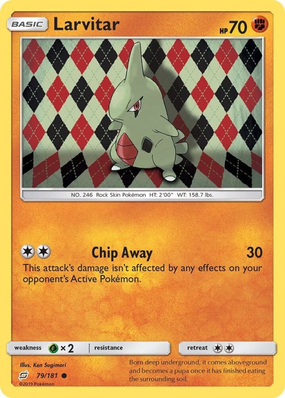 Larvitar - Reverse Holo