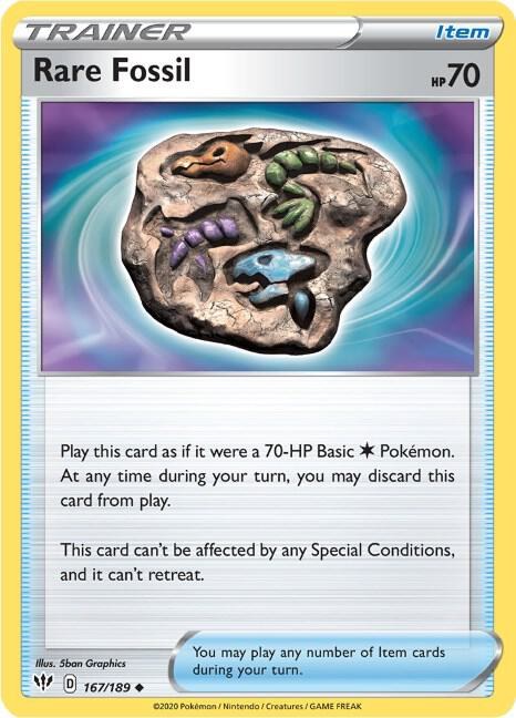 Rare Fossil - Reverse Holo