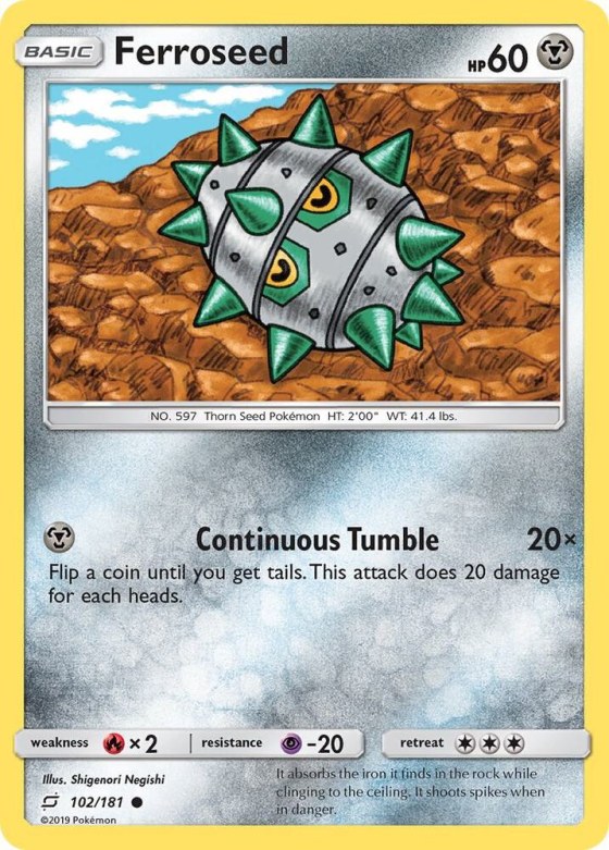 Ferroseed - Reverse Holo