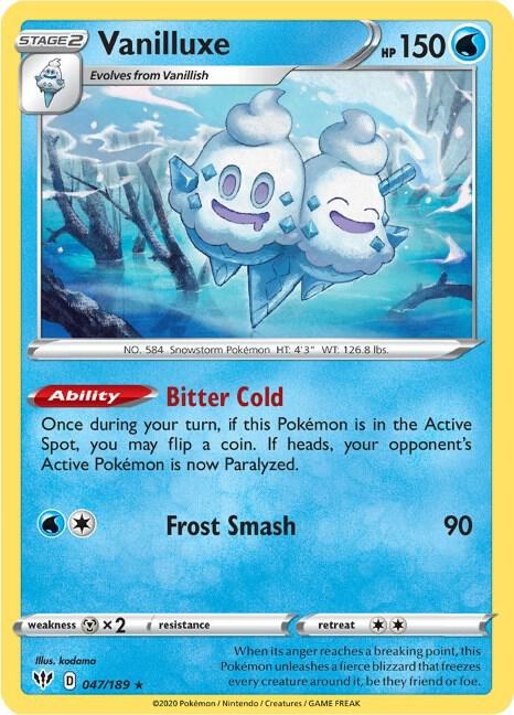 Vanilluxe - Reverse Holo
