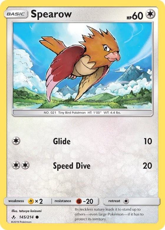 Spearow - Reverse Holo