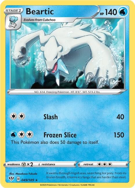 Beartic - Reverse Holo