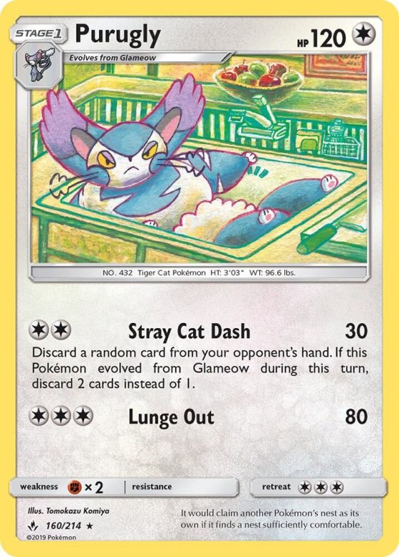 Purugly - Reverse Holo