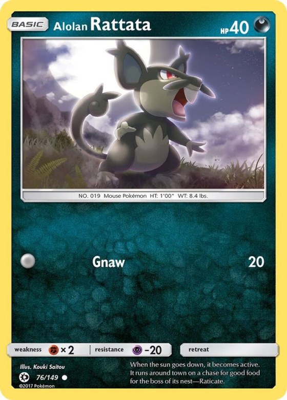 Alolan Rattata - Reverse Holo