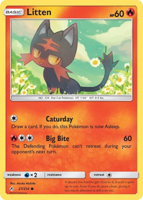 Litten (27) - Reverse Holo