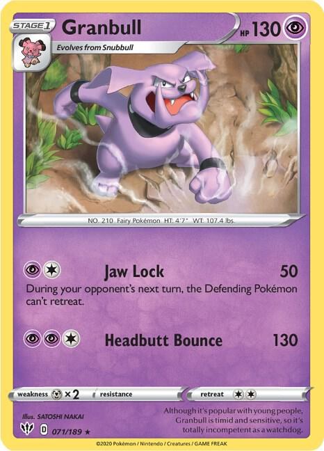 Granbull - Reverse Holo