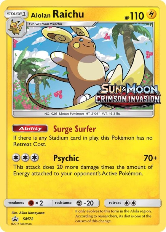 Alolan Raichu - Holo