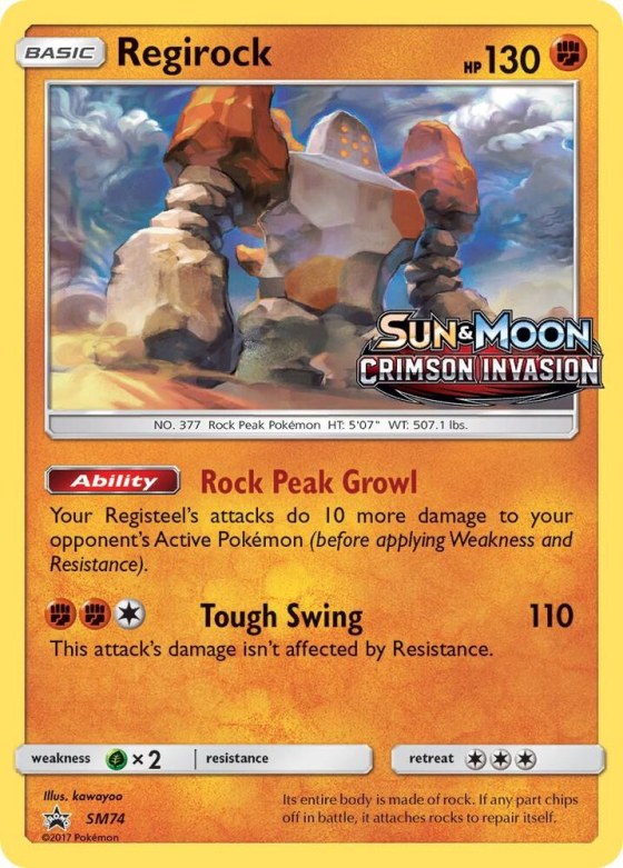 Regirock - Holo