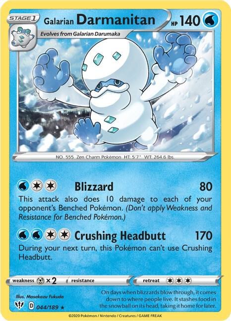 Galarian Darmanitan (44) - Reverse Holo
