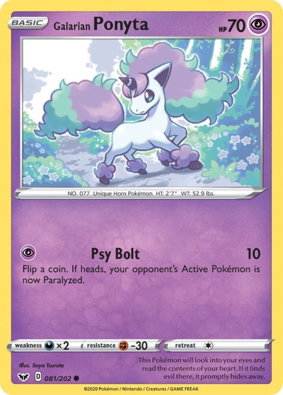 Galarian Ponyta - Reverse Holo