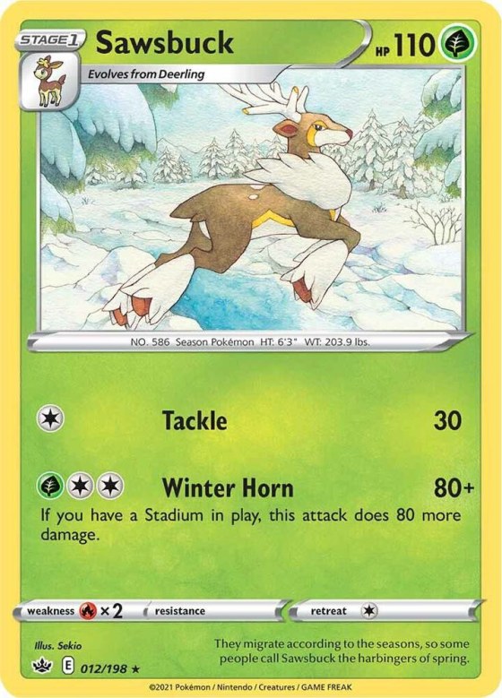 Sawsbuck - Reverse Holo