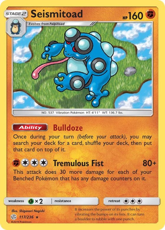 Seismitoad - Reverse Holo