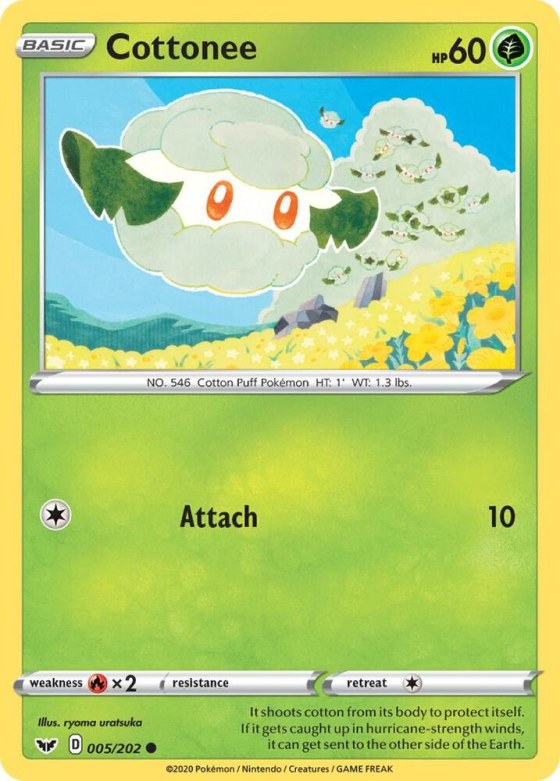 Cottonee - Reverse Holo