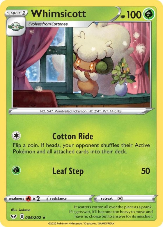 Whimsicott - Reverse Holo