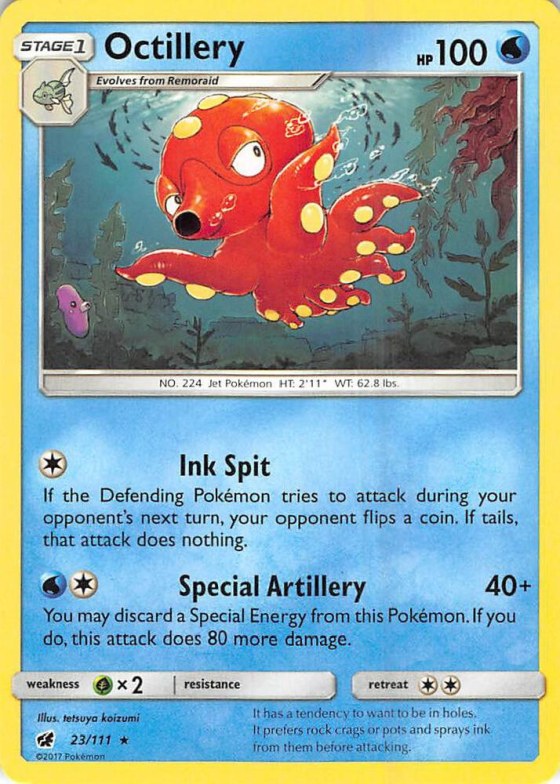 Octillery - Reverse Holo