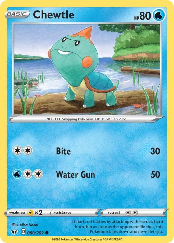 Chewtle - Reverse Holo