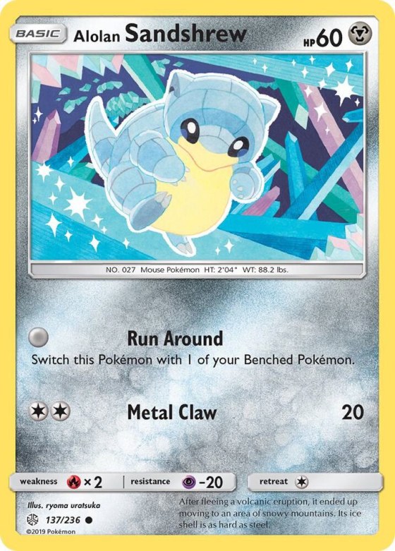 Alolan Sandshrew - Reverse Holo