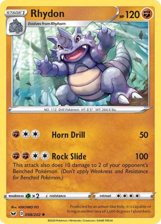Rhydon - Reverse Holo