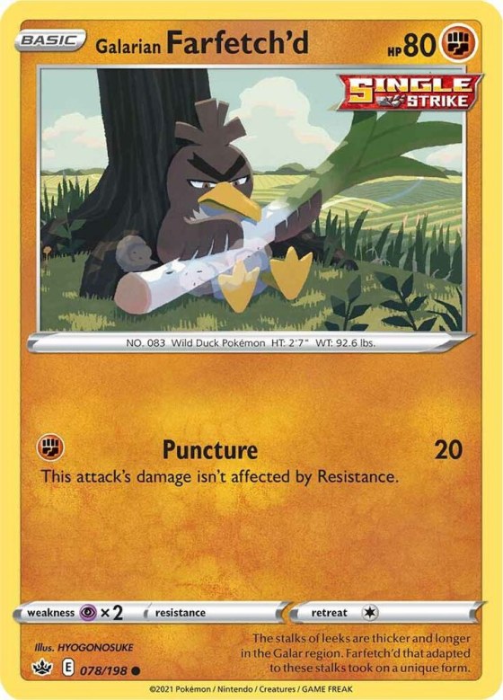 Galarian Farfetch'd - Reverse Holo