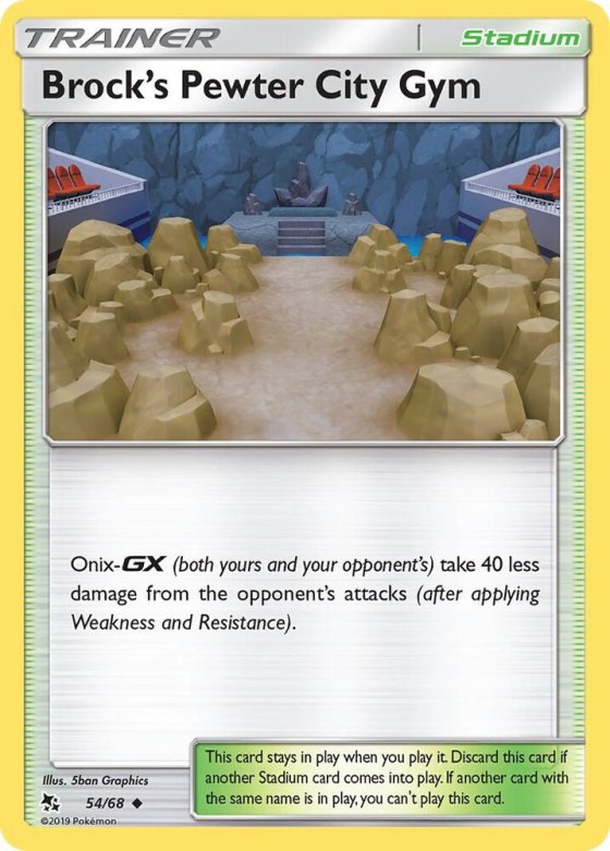 Brock's Pewter City Gym - Reverse Holo