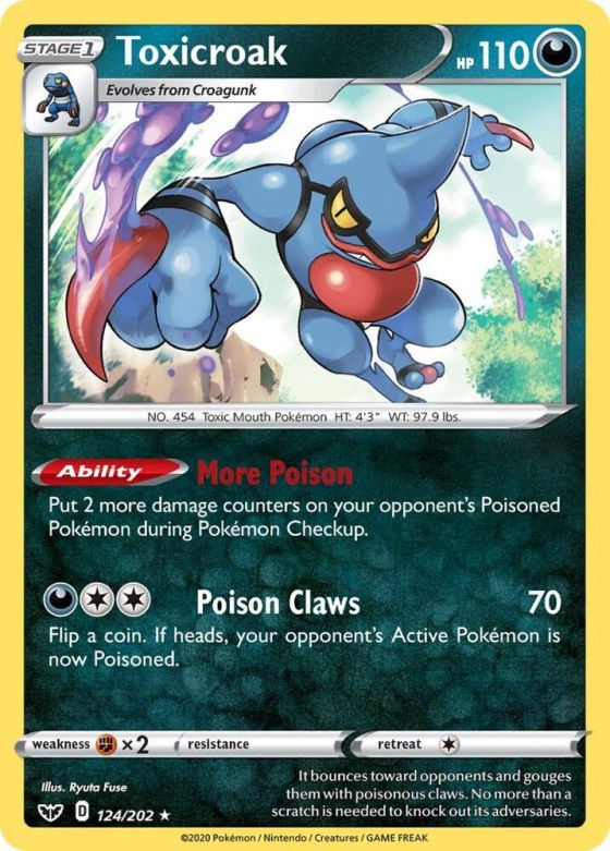 Toxicroak - Reverse Holo