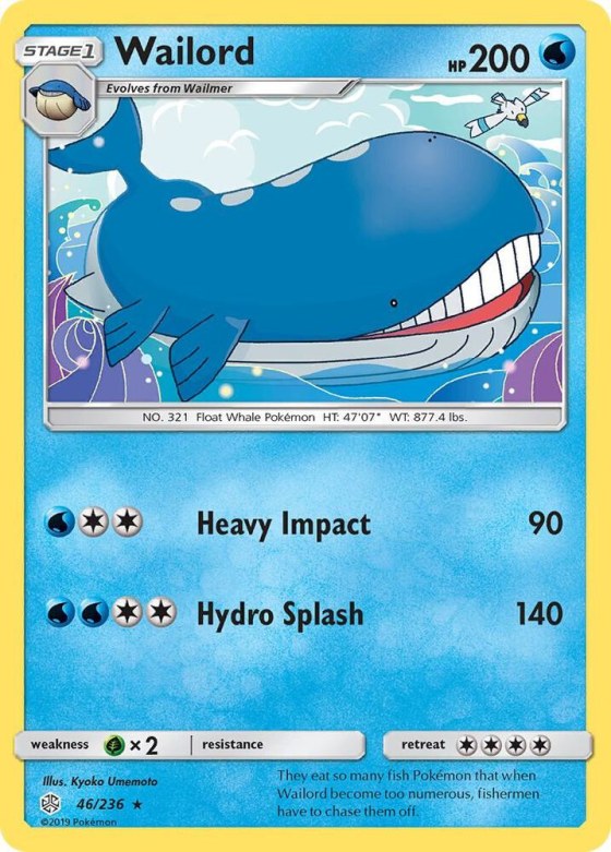 Wailord - Reverse Holo