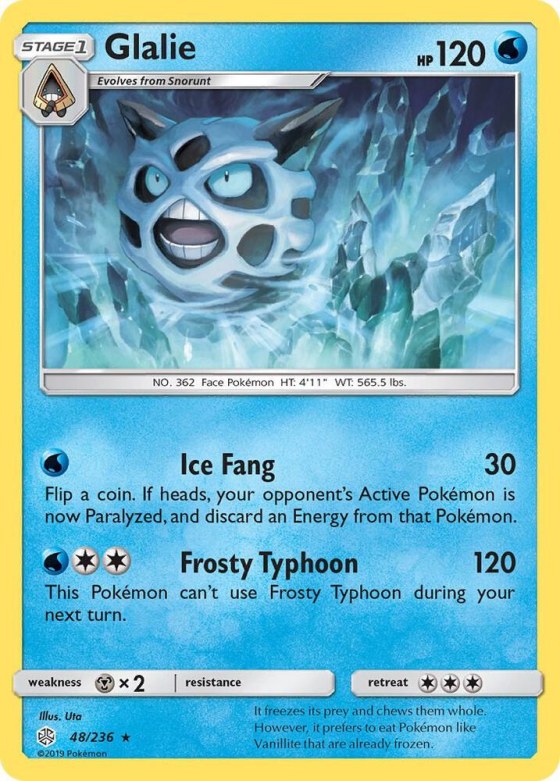 Glalie - Reverse Holo