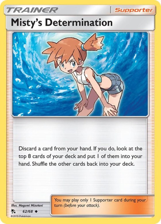 Misty's Determination - Reverse Holo