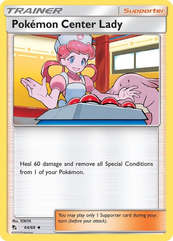Pokemon Center Lady - Reverse Holo