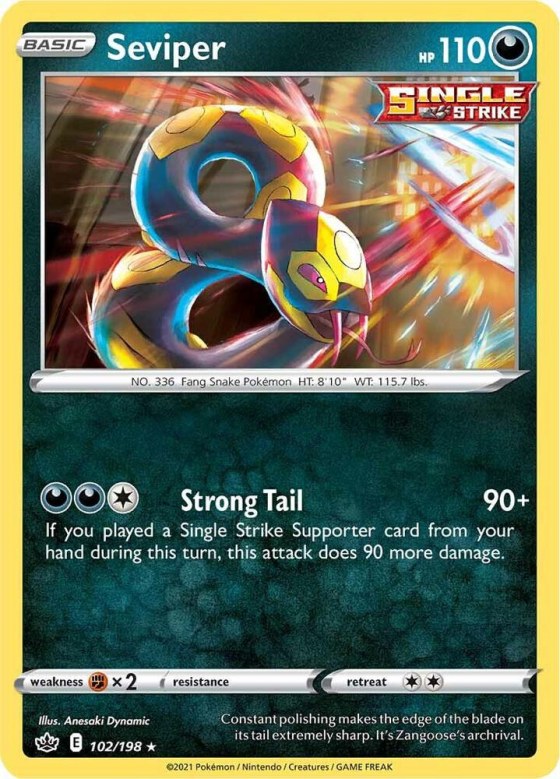 Seviper - Reverse Holo