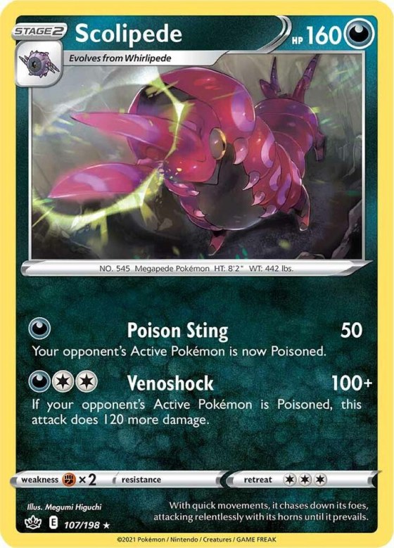 Scolipede - Reverse Holo