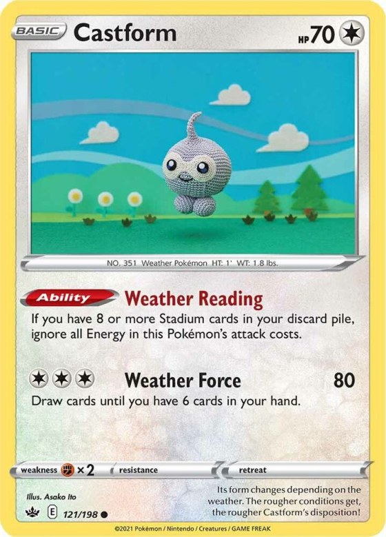 Castform - Reverse Holo