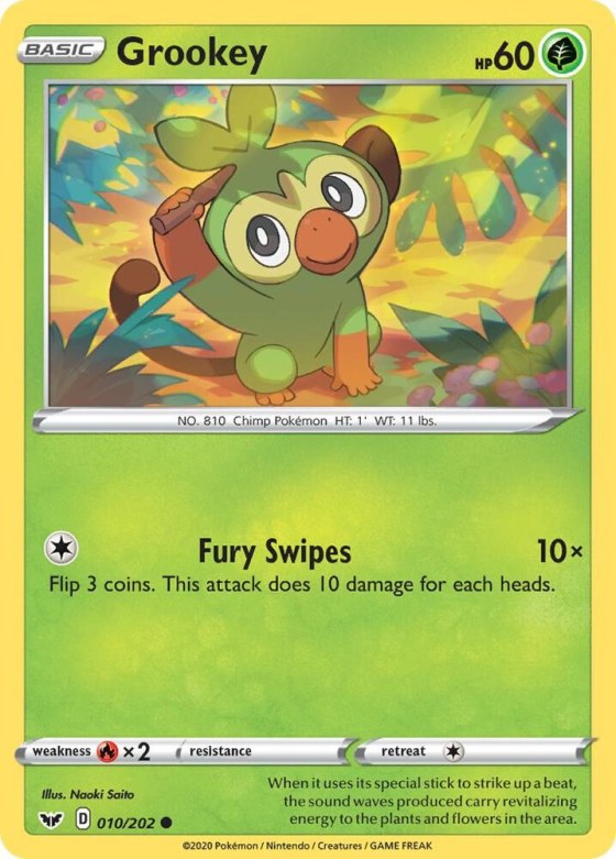 Grookey (010) - Reverse Holo
