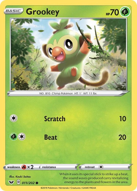 Grookey (011) - Reverse Holo