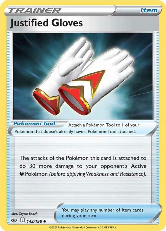 Justified Gloves - Reverse Holo