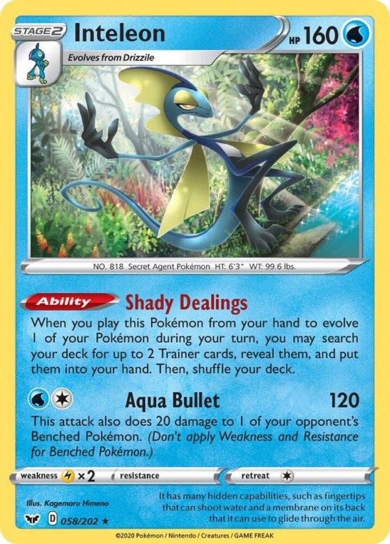 Inteleon (058) - Reverse Holo