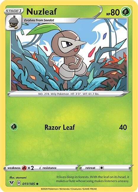Nuzleaf - Reverse Holo