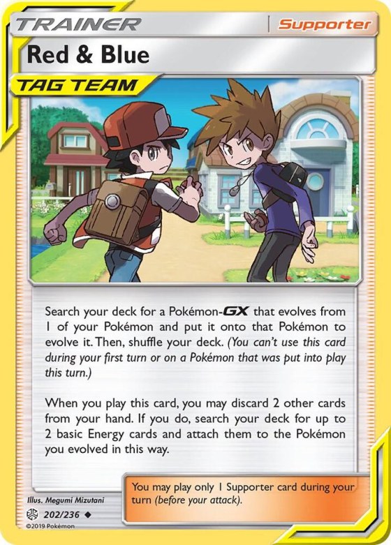 Red & Blue - Reverse Holo