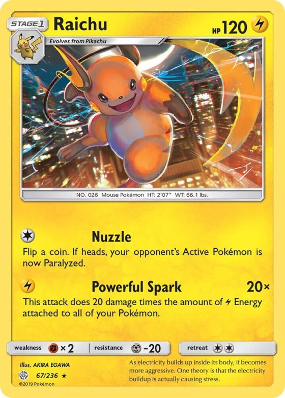 Raichu - Reverse Holo