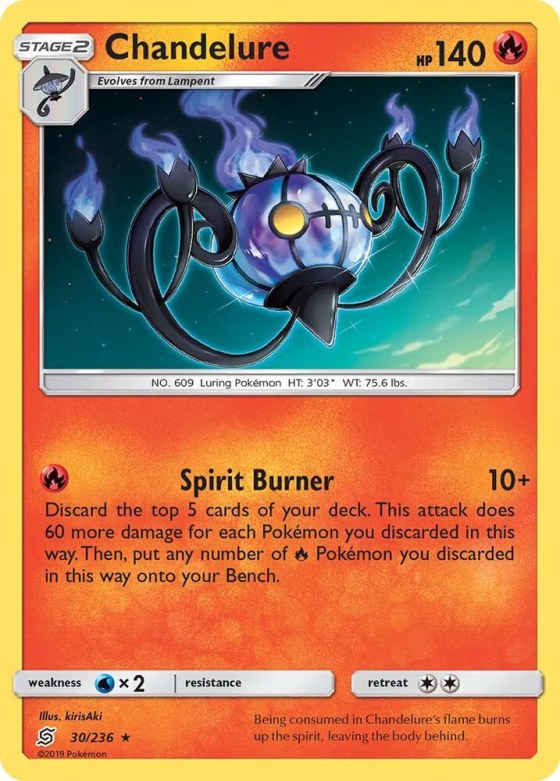 Chandelure - Reverse Holo