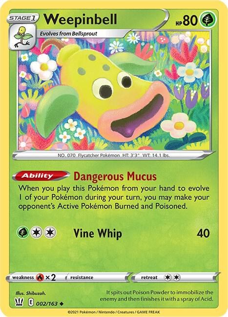 Weepinbell - Reverse Holo