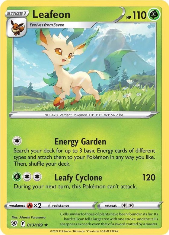 Leafeon - Reverse Holo